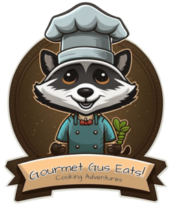 Gourmet Gus the Food Adventuring Raccoon.
